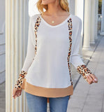 Leopard stitched Sweatshirt