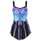 Colorful Gradient Strap Fashionable Beautiful Swimdresses Swimsuits - soofoom.com