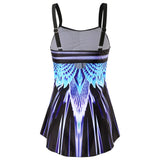 Colorful Gradient Strap Fashionable Beautiful Swimdresses Swimsuits - soofoom.com