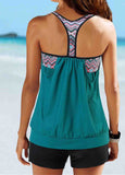 Solid Color Tankini Set