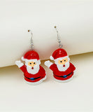 Santa Drop Earrings Set