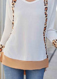 Leopard stitched Sweatshirt