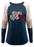 Valentine's Day Stitching T-shirt