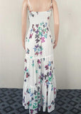 Colorful  Printed Tube Top Maxi Dress - soofoom.com