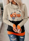 Halloween Thumb Pullover Crew Neck Hoodie