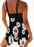 Daisy Hem Double Straps Swimwear and Shorts