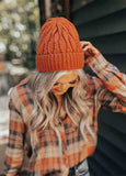 Fashion Knitted Ribbed Beanie