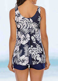 Biquini Padded Print Tankini Monokini Swimwear