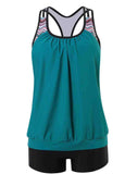 Solid Color Tankini Set