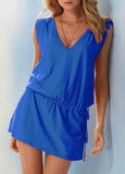 V-Neck Halter Beach Dress