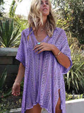 Solid  Knit Cover Ups For Holiday