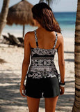 Baroque Printed Tankini Set