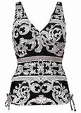 Baroque Printed Tankini Set